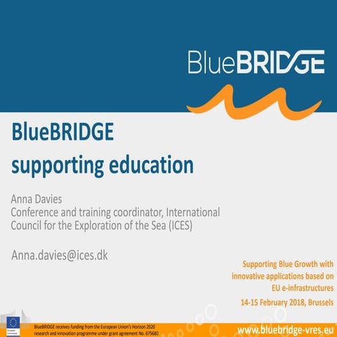 BlueBRIDGE supporting education