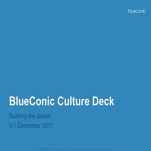 BlueConic Culture Deck_Dec 2017