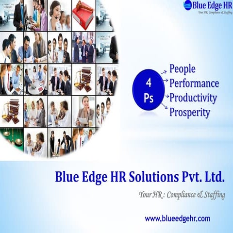Blue edge ppt