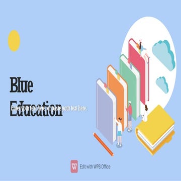 Blue Education Presentation for junior high school .pptx