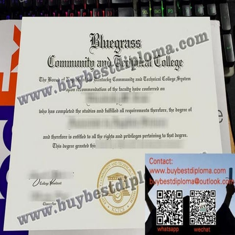 Bluegrass Community and Technical College diploma