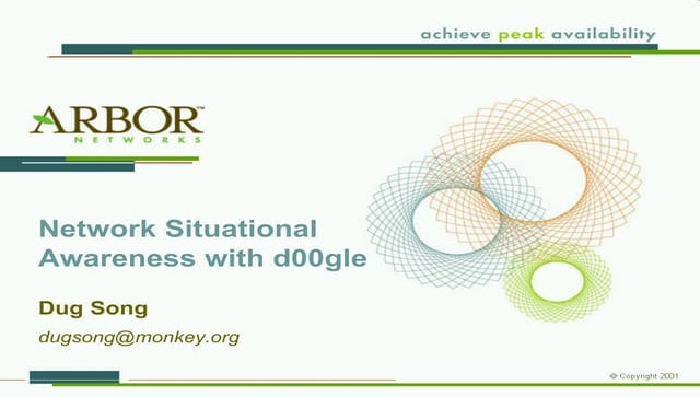 Network Situational Awareness with d00gle