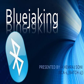 Bluejacking by krishna soni