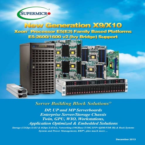 Blue line Supermicro Server Building Block Solutions