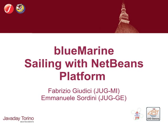 blueMarine Sailing with NetBeans Platform