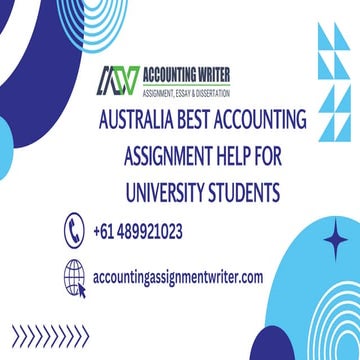 Australia’s Best Accounting Assignment Help for University Students ...
