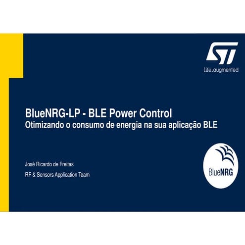 Webinar – Bluetooth Low Energy Power Control