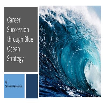 Career Succession Through Blue Ocean Strategy 
