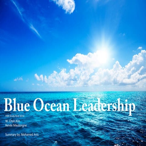 Blue Ocean leadership Summary