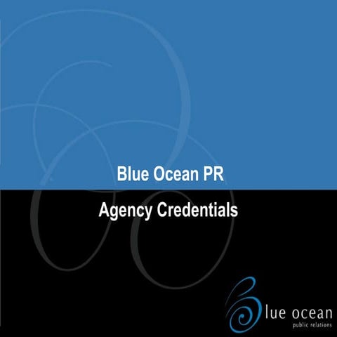 Blue Ocean PR Credentials | PPTX