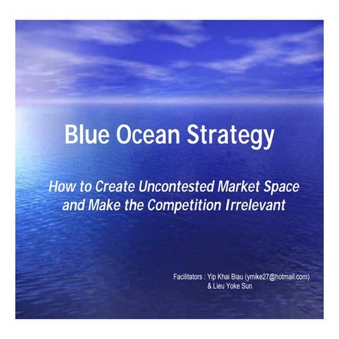 Blue Ocean Strategy - Summary and Examples