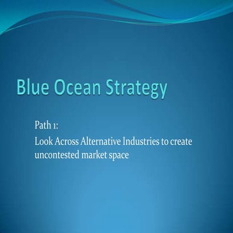Blue ocean strategy