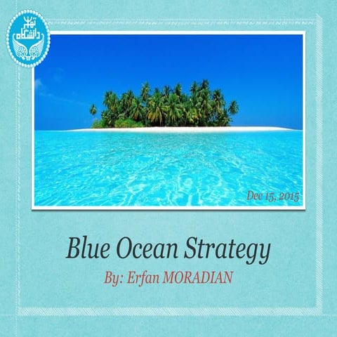 Blue ocean strategy - Tools & Frameworks
