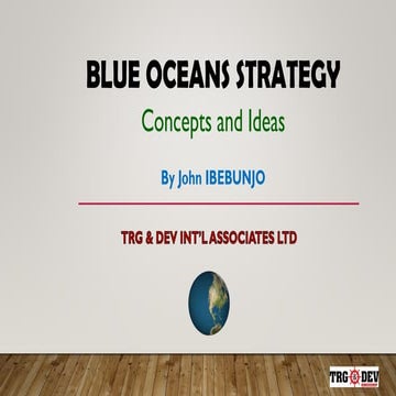 Blue ocean strategy