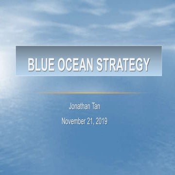 Blue Ocean Strategy