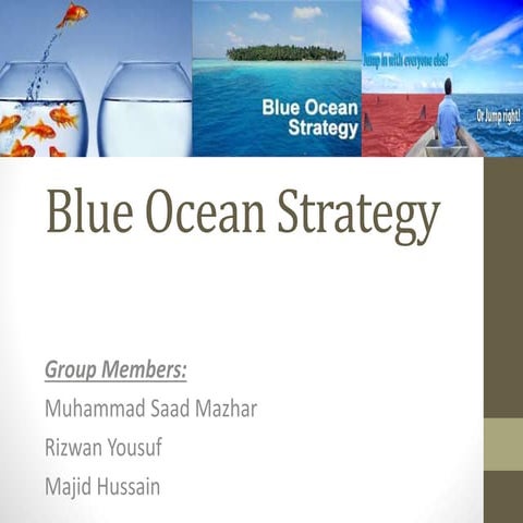 Blue ocean strategy