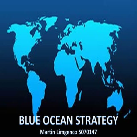 Blue ocean strategy   martin limgenco
