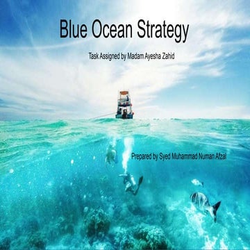 Blue ocean strategy assignment