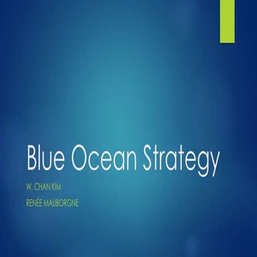 Blue Ocean Strategy 