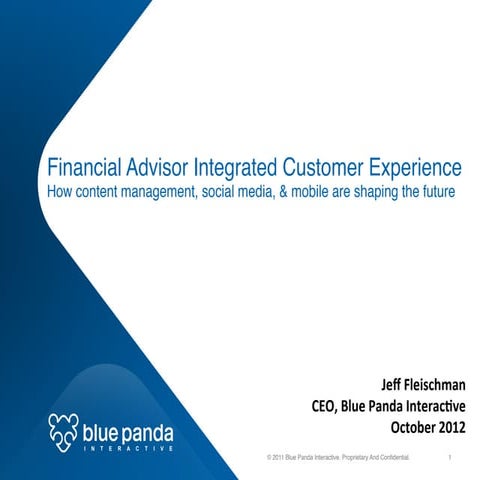 Financial Advisor Integrated Sales Experience