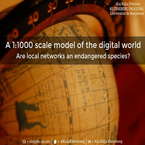 A 1:1000 scale model of the digital world