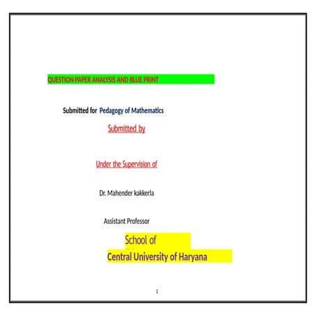 Blue print with question paper preparation Mahendra kakkerla sir .pptx