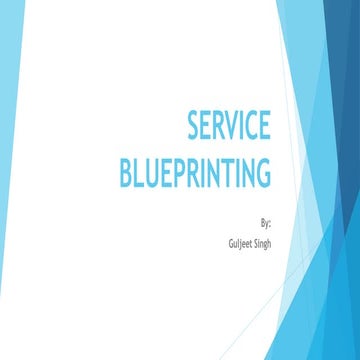Service Blueprint