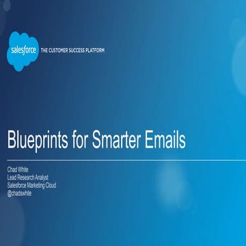 Blueprints for Smarter Emails