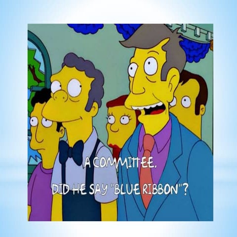 Blue ribbon committee