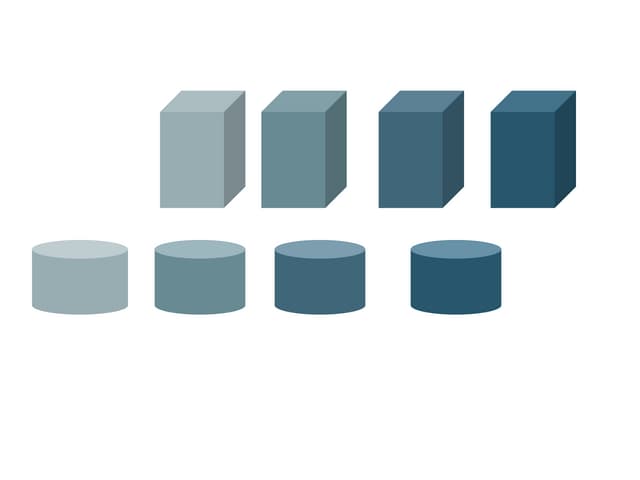 Series of Blue Shades