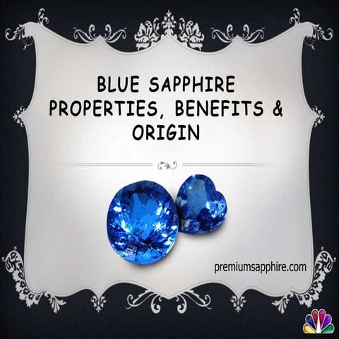 Blue Sapphire Facts Properties Benefits