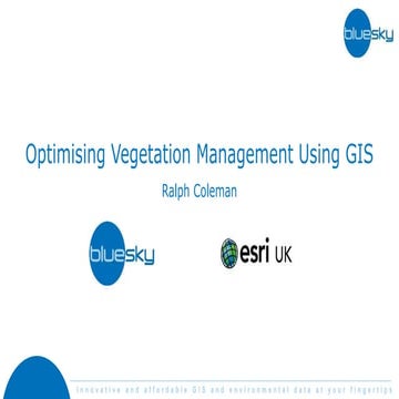 Bluesky - Esri UK Annual Conference 2016