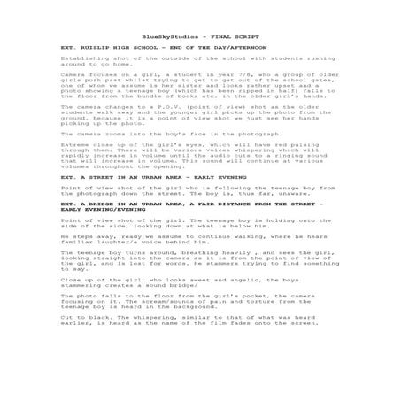 BlueSkyStudios - final script