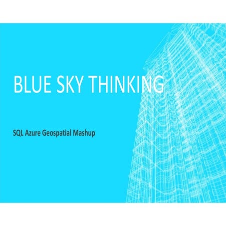 Blue Sky Thinking