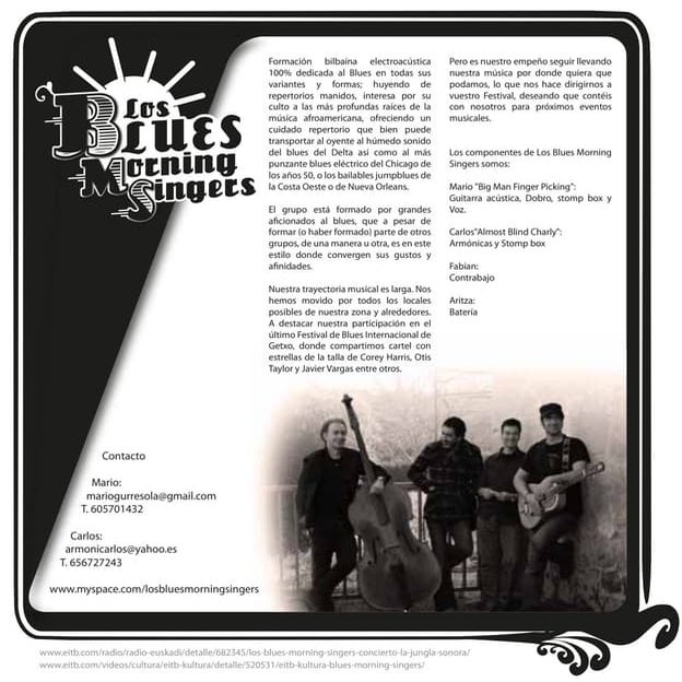 Blues morning singers 