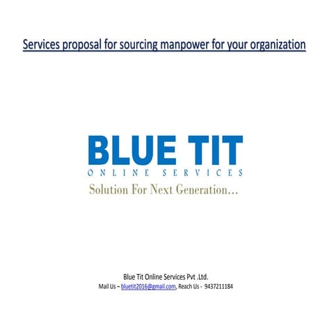 BlueTit Services (IT, Hardware Networking and Electronics Recruiting Company)