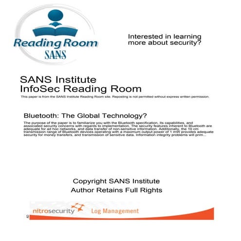 Bluetooth global-technology 170