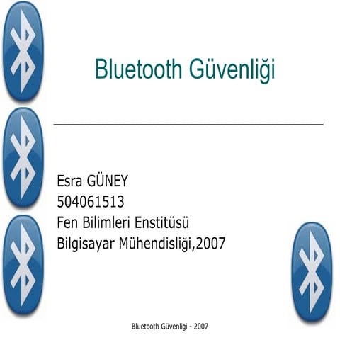 Bluetooth Guvenligi Sunum