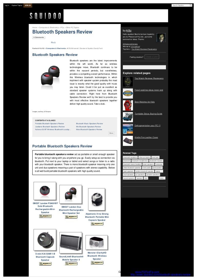 dbest bluetooth speakers