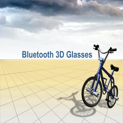 Bluetooth 3 d glasses
