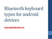 Bluetooth keyboard types for androi...