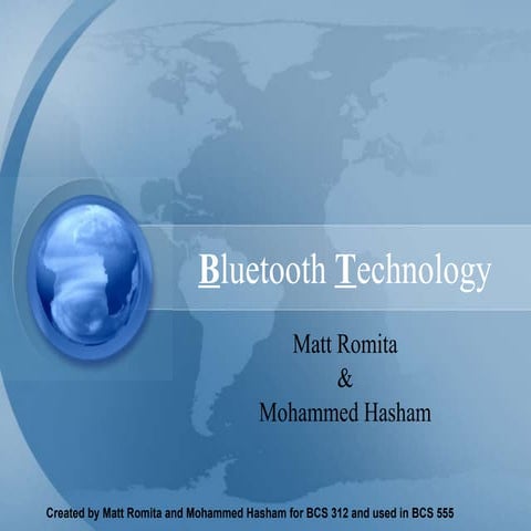 Bluetooth presentation