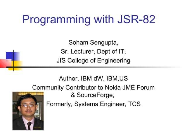 JSR-82 Bluetooth tutorial