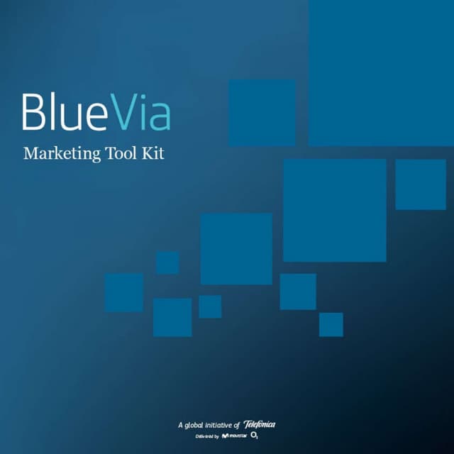 BlueVia Marketing Toolkit