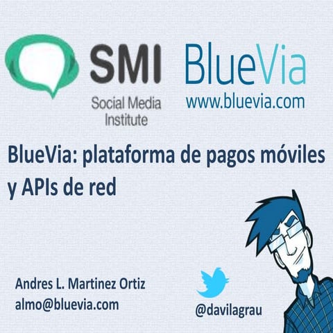 Blue Via   Plataforma De Pagos MóViles Y Ap Is De Red