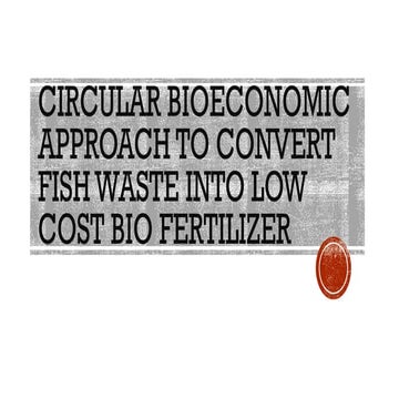 BLUE WASTE TO GREEN waste organic matter