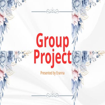 Blue White Watercolor Floral Elegant Group Project Presentation.pptx