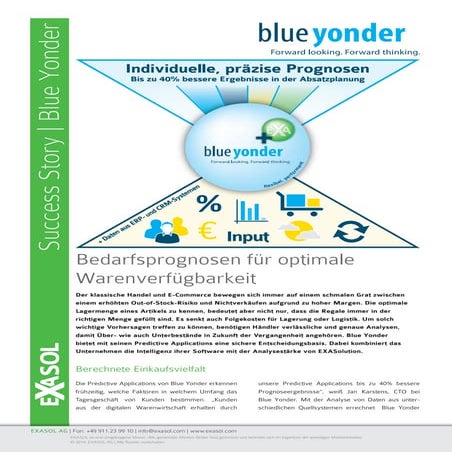 Bedarfsprognosen für optimale Warenverfügbarkeit