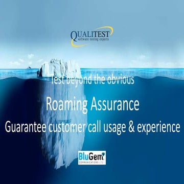 Roaming Assurance | QualiTest Group