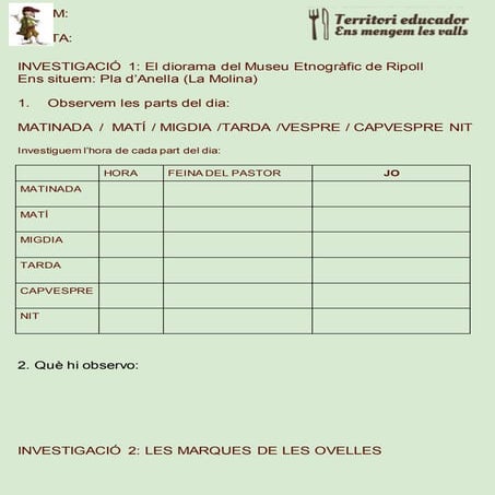 TERRITORI EDUCADOR: dossier Xai CI ACT MUSEU